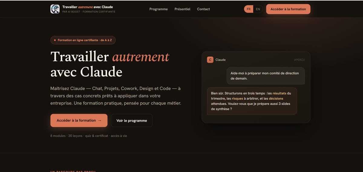 LMS — Formation IA sur mesure